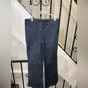 Express Dark Blue Flare Jeans